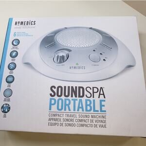 HoMedics Sound Spa Travel Portable White Noise Machine SS-2000M